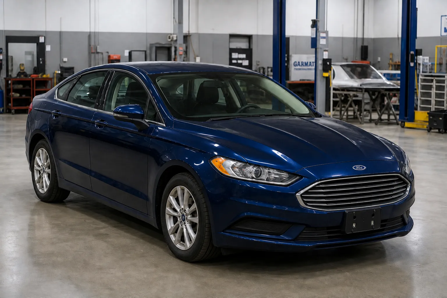 2019 Ford Fusion after repair at Loretto Auto Body