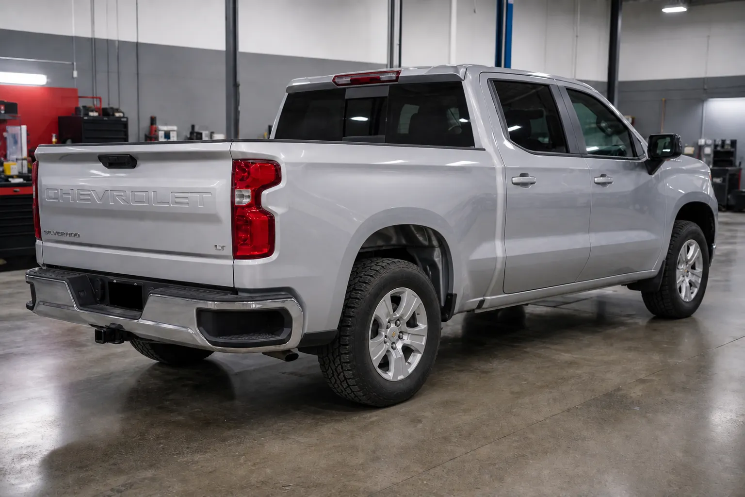 2020 Chevrolet Silverado after repair at Loretto Auto Body